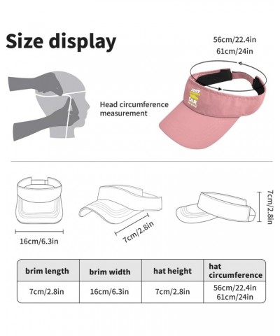 Sun Visors for Women justs one Mores car i Promise Caps, Sun Visor Hats for Men Visor Hat Cute Sun Protection Cap Pink $13.10...