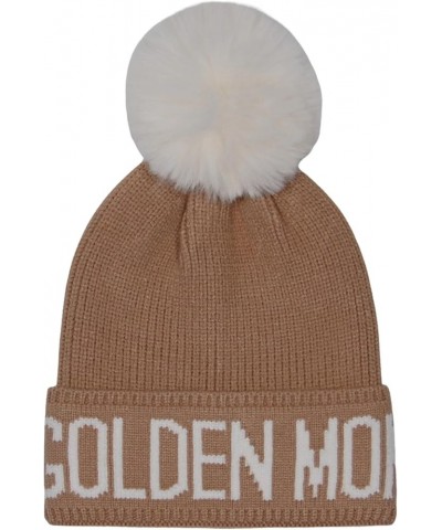 Dog Mom Dog Dad Knit Hat Beanie Touqe Golden Mom Brown White $11.95 Skullies & Beanies