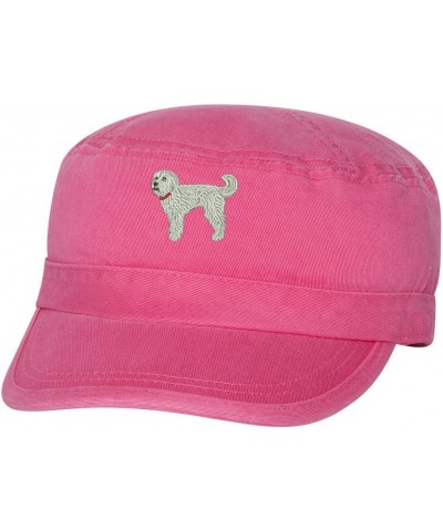 Labradoodle White 100% Cotton Corps Cap Pink $14.50 Baseball Caps