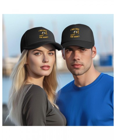 I Run Hoes for Money Funny Heavy Equipment Operator Baseball Cap Adjustable Casual Mesh Hats Duck Tongue Hat for Men Women28 ...