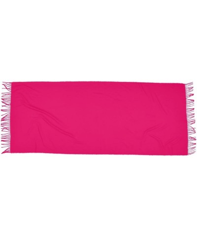 Pink Shawl Women's Scarf Pashmina Shawls and Wraps Large Warm Soft Scarves Carmine $11.44 Scarves