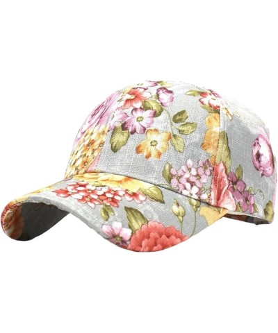 Flower Cowboy Baseball Hat Women's Flower Hat Cowboy Hat Hat Bc024-gray9 $25.19 Cowboy Hats