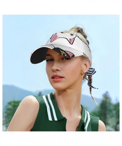 Cute Cat Visor Hats for Women Men Sun Visors for Women Men Sun Sports Visor Hat Sun Hat Outdoor Golf Beach Cap Cute Cats $8.8...