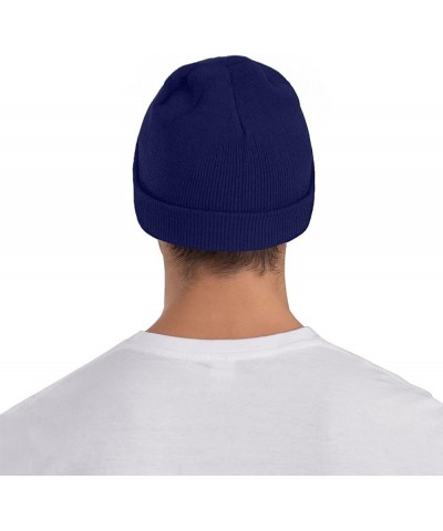 Oasiss Beanie Hat Slouchy Knit Skull Cap Winter Stocking Hats for Women and Men Black Navy Blue $10.49 Skullies & Beanies