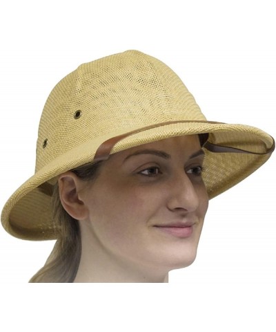 Summer Outing Equestrian Hat Horse Racing Hat Vietnam Helmet Sunscreen Outdoor Shade Straw Hat Black $22.60 Sun Hats