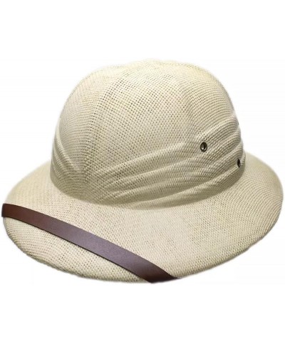 Summer Outing Equestrian Hat Horse Racing Hat Vietnam Helmet Sunscreen Outdoor Shade Straw Hat Black $22.60 Sun Hats