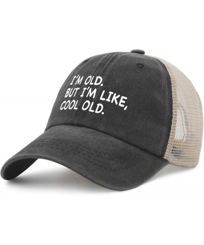 I'm Old But I'm Like Cool Old Hat Women Dad Hats Cool Caps Gray01 $10.19 Baseball Caps