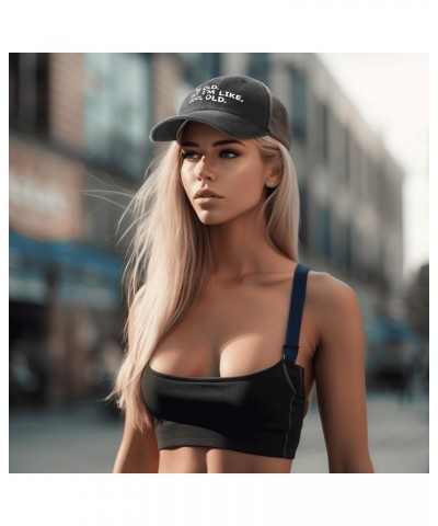 I'm Old But I'm Like Cool Old Hat Women Dad Hats Cool Caps Gray01 $10.19 Baseball Caps