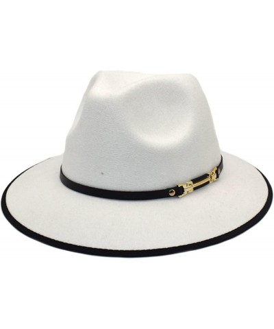 Unisex Winter Spring Festival Wedding Prom with Women Hat Belt Hat Men Baseball Caps Olive Hats N-white $11.08 Newsboy Caps