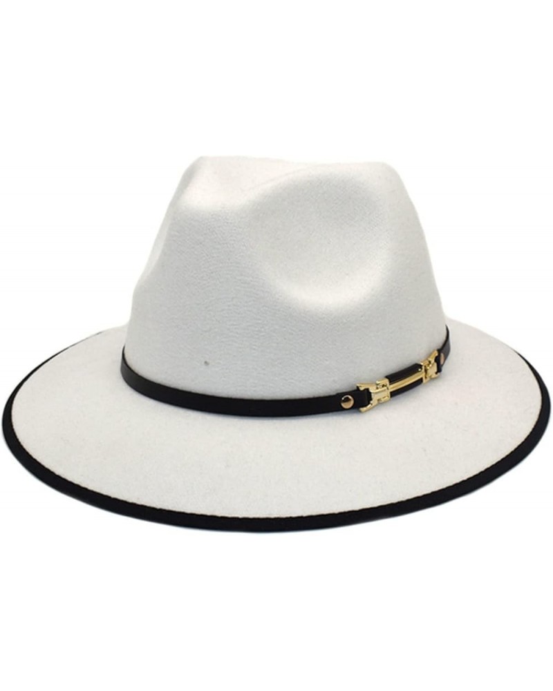 Unisex Winter Spring Festival Wedding Prom with Women Hat Belt Hat Men Baseball Caps Olive Hats N-white $11.08 Newsboy Caps