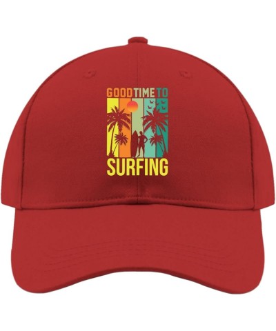 Beach hat Palm Mens hat Gym hat Gifts for Him Cool Cap Red $9.62 Sun Hats