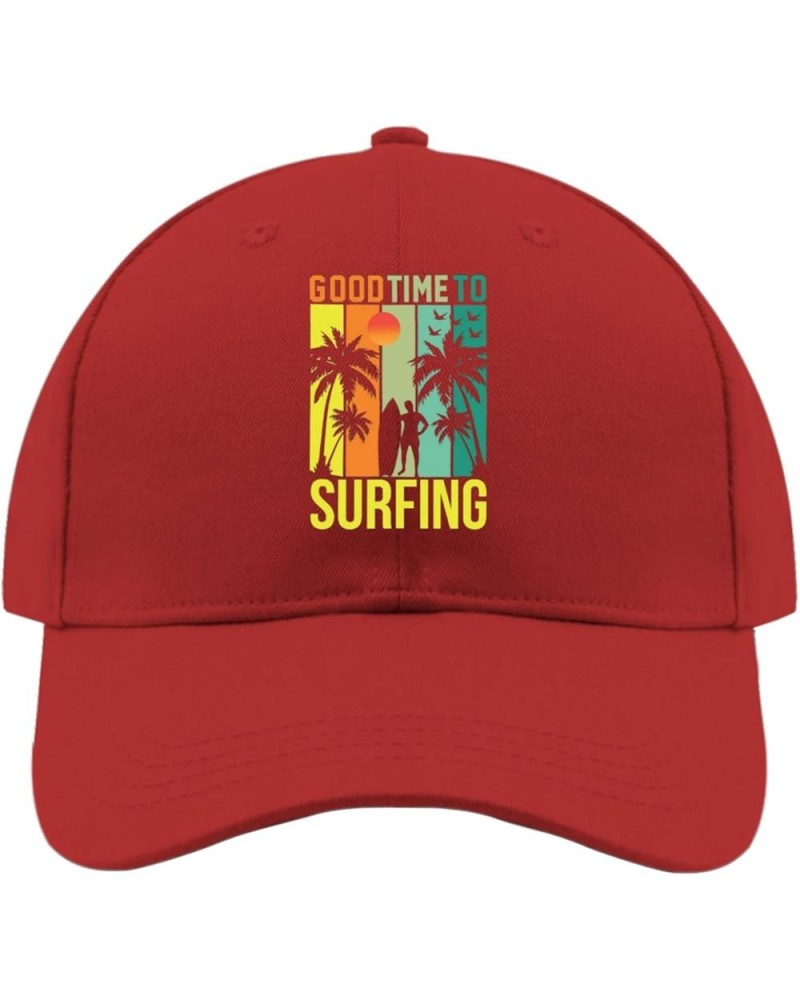 Beach hat Palm Mens hat Gym hat Gifts for Him Cool Cap Red $9.62 Sun Hats