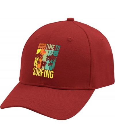 Beach hat Palm Mens hat Gym hat Gifts for Him Cool Cap Red $9.62 Sun Hats