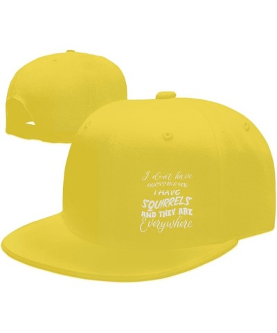 Men and Women Baseball Caps I Dont Have Ducks in a Row I Have Squirrels and Theyre Everywhere Classic Dad Hat,Black Yellow $1...