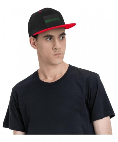 Mesh Style Thin Green Line Flag Baseball Cap for Men Women Snapback Hat Adjustable Flat Bill Hats Red $13.10 Baseball Caps