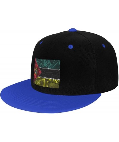 Silk Style Flag of Mozambique Snapback Hat for Men Women Baseball Cap Trucker Flat Bill Hats Dad Caps Blue $9.70 Baseball Caps