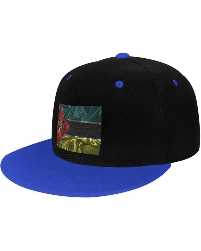 Silk Style Flag of Mozambique Snapback Hat for Men Women Baseball Cap Trucker Flat Bill Hats Dad Caps Blue $9.70 Baseball Caps