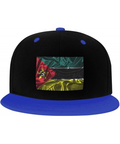 Silk Style Flag of Mozambique Snapback Hat for Men Women Baseball Cap Trucker Flat Bill Hats Dad Caps Blue $9.70 Baseball Caps