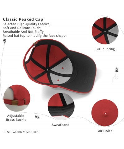 Beach hat Palm Mens hat Gym hat Gifts for Him Cool Cap Red $9.62 Sun Hats