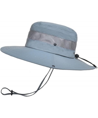 Bucket Sun Hat for Men Women Breathable Panama Summer Beach Hat Fishing Hunting Casual Sun Protection Boonie Cap Grey $15.59 ...