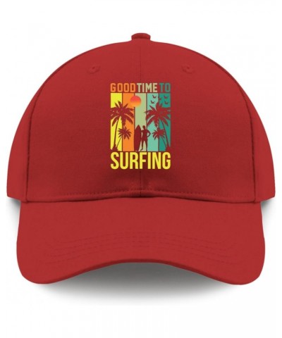 Beach hat Palm Mens hat Gym hat Gifts for Him Cool Cap Red $9.62 Sun Hats