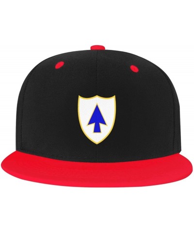 26th Inf DUI Baseball Cap for Men Women Snapback Hat Adjustable Flat Bill Hats Red $13.10 Baseball Caps