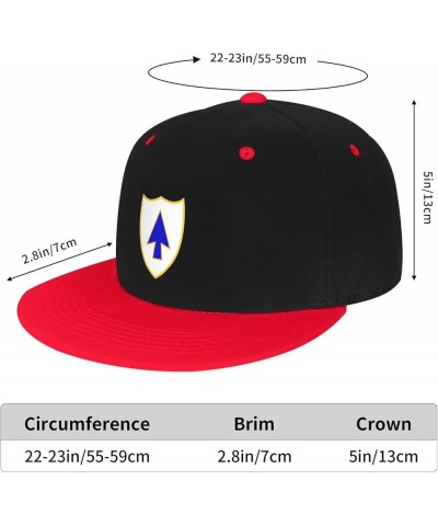 26th Inf DUI Baseball Cap for Men Women Snapback Hat Adjustable Flat Bill Hats Red $13.10 Baseball Caps