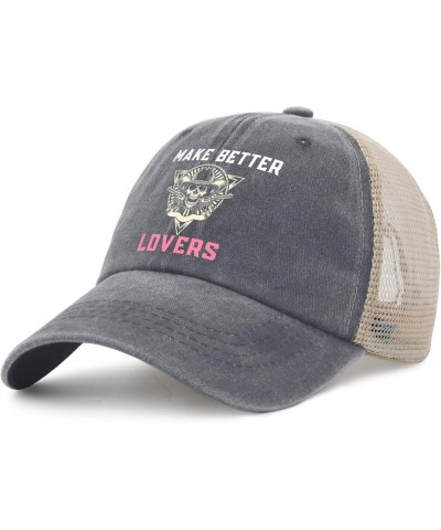 Cowboys Make Better Lovers Hat for Men Fashionable Caps Men AllBlack Ball Cap Cute for Welder Gray01 $13.18 Baseball Caps