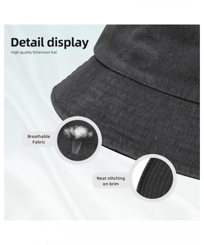 18 FA BDE Flash Bucket Hat for Men Women Outdoor Washed Cotton Sun Hats Travel Beach Hat Black $11.48 Bucket Hats