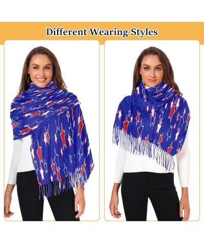 Women Cashmere Scarves Christmas Winter Fashion Scarf Pashmina Shawl Wrap Warm Blanket Large Size Multicolor 17 $15.08 Scarves