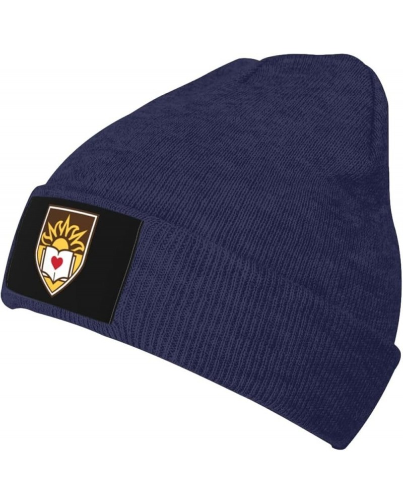 Lehigh University Logo Classic Warm Winter Knit Cap Fleece Lined Beanie Hat Navy Blue $11.87 Skullies & Beanies