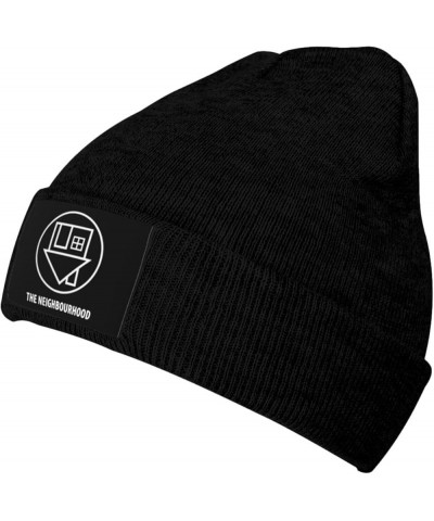 The Neighbourhood Beanie Hat Slouchy Knit Skull Cap Winter Stocking Hats for Women and Men Black Black $11.75 Skullies & Beanies