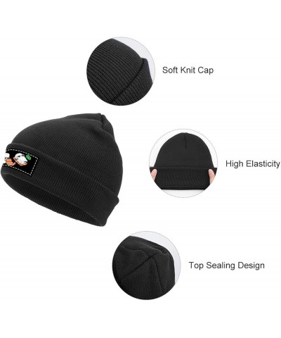 Sushi Sunbathing Knit Hat Warm Beanie Cap Cuffed Soft Skull Cap Winter Hats for Men and Women Black-style $10.75 Skullies & B...