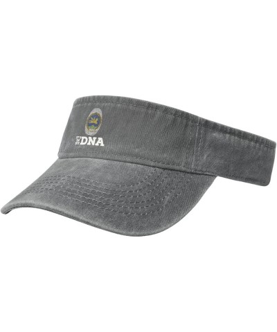 State Emblem of Mongolia It's in My DNA Sun Visor Hats for Women Men Adjustable Sports Sun Hats Cotton Golf Cap Gray $14.08 V...