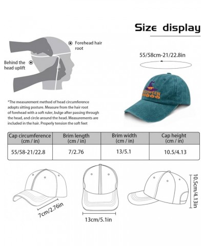 Halloween Womens Sun hat Mens Trucker hat Sun hat for Men Gifts for Girlfriends+Baseball Hats Cyan Blue $10.50 Sun Hats