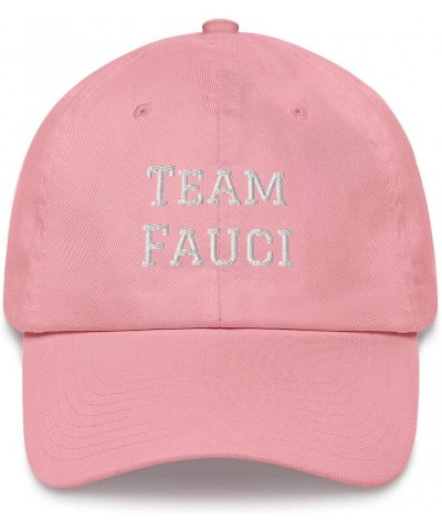 Team Fauci hat Pink $13.33 Baseball Caps