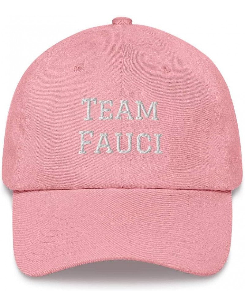 Team Fauci hat Pink $13.33 Baseball Caps