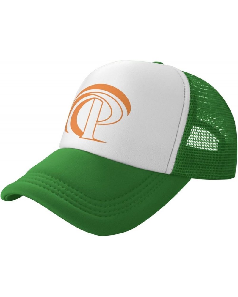 Pepperdine Waves University Trucker Hats for Both Men and Women - Mesh Baseball Snapback Hats Green $9.22 Baseball Caps