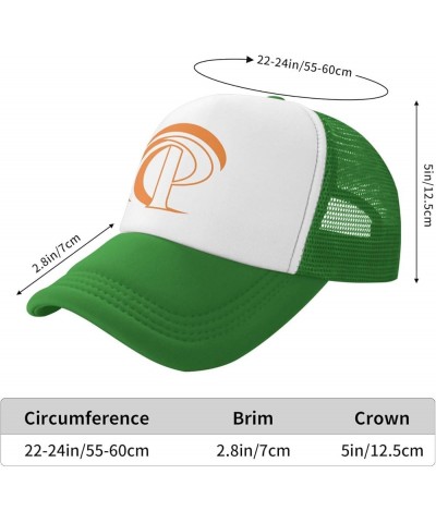 Pepperdine Waves University Trucker Hats for Both Men and Women - Mesh Baseball Snapback Hats Green $9.22 Baseball Caps