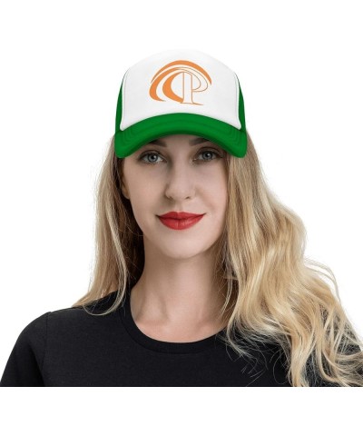 Pepperdine Waves University Trucker Hats for Both Men and Women - Mesh Baseball Snapback Hats Green $9.22 Baseball Caps