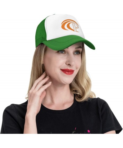 Pepperdine Waves University Trucker Hats for Both Men and Women - Mesh Baseball Snapback Hats Green $9.22 Baseball Caps