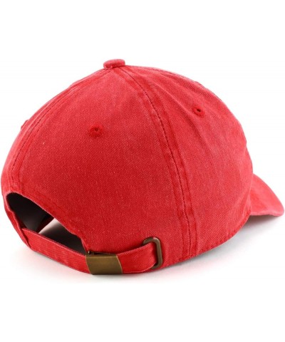 Vintage 1965 Embroidered 59th Birthday Soft Crown Washed Cotton Cap Red $10.00 Baseball Caps