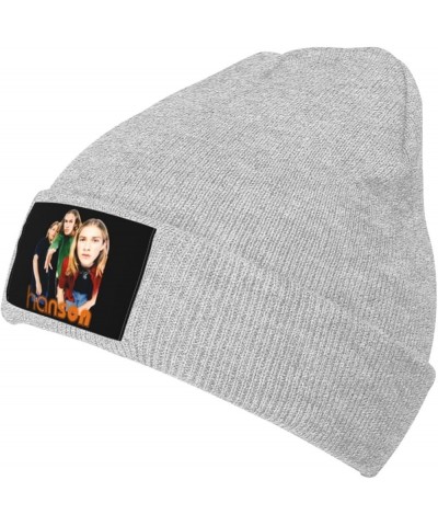 Hansons Beanie Hat Slouchy Knit Skull Cap Winter Stocking Hats for Women and Men Black Gray $9.23 Skullies & Beanies