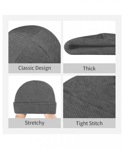 School Newspaper in English Print Slouchy Beanie for Men Women Hip-Hop Soft Lightweight Running Beanie Adult Hats Deep Heathe...