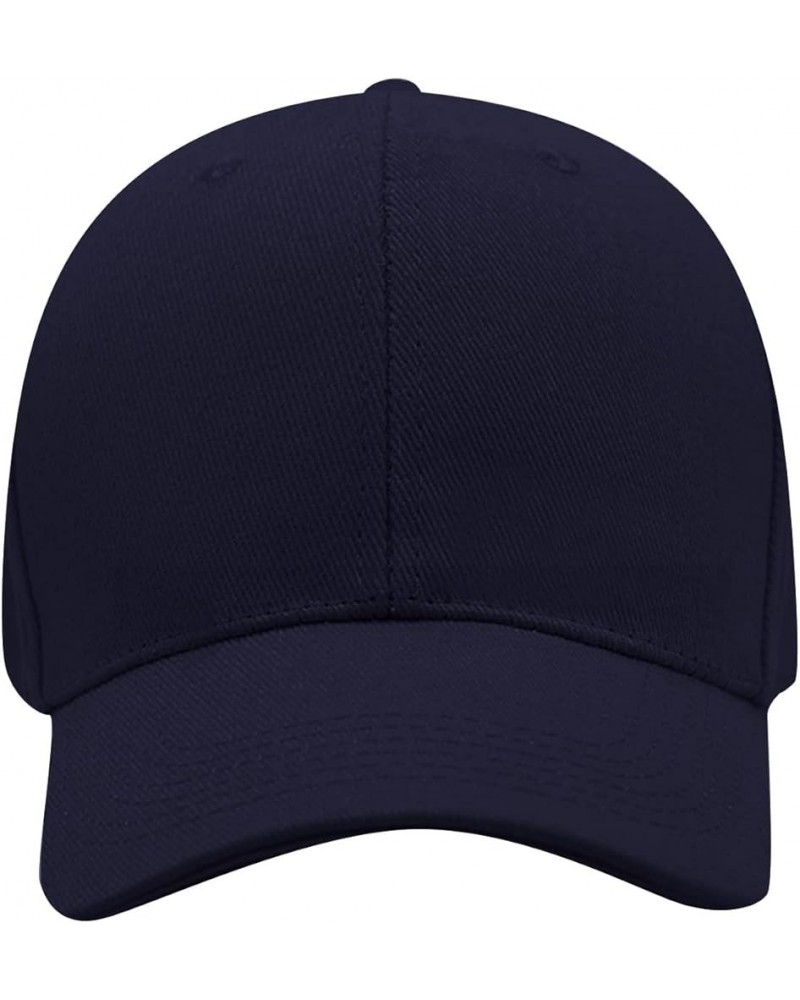 Baseball Hats for Men and Women Summer Fashion Casual Sunscreen Baseball Caps Sports Hats Navy-b $8.48 Baseball Caps