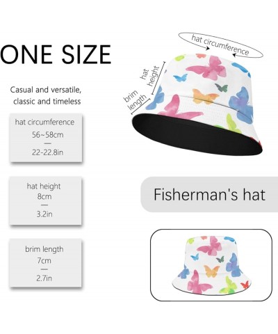 Cool Bucket Hats Butterfly Bucket Hat Cute Funny Men Hats for Basketball Accessories for Dance Must Haves Spring 5 $9.27 Buck...