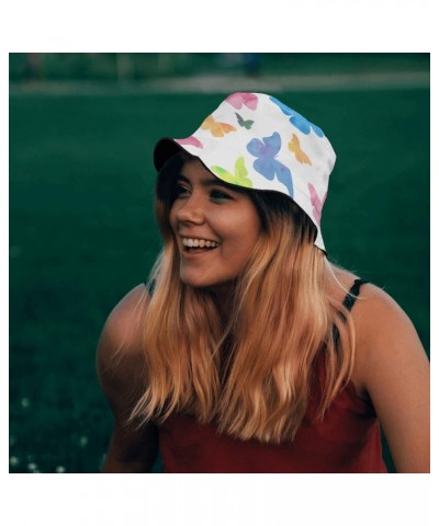 Cool Bucket Hats Butterfly Bucket Hat Cute Funny Men Hats for Basketball Accessories for Dance Must Haves Spring 5 $9.27 Buck...