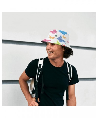 Cool Bucket Hats Butterfly Bucket Hat Cute Funny Men Hats for Basketball Accessories for Dance Must Haves Spring 5 $9.27 Buck...