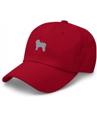 Spanish Water Dog hat, Embroidered Unisex Baseball hat, Spanish Water Dog hat, for Adults. Cranberry $21.92 Baseball Caps