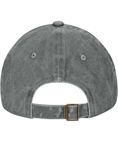 Addison Music Rae Hats for Men Women, Classic Adjustable Mesh Washed Denim Baseball Cap Hat Black Gray $9.86 Baseball Caps